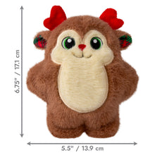 Load image into Gallery viewer, Plush toy with dimensions indicated on a white background

