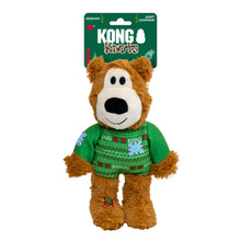 Load image into Gallery viewer, Dog toy with a green sweater on a white background
