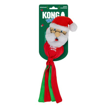 Load image into Gallery viewer, KONG Santa Claus dog toy on a white background

