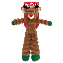 Load image into Gallery viewer, KONG Christmas Holiday Shakers Crumples Reindeer Red Extra Large
