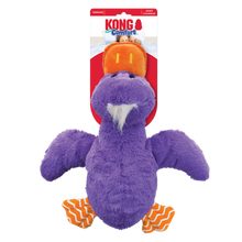 Load image into Gallery viewer, Purple plush toy with orange accents on a white background, featuring the Kong brand.
