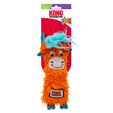 Load image into Gallery viewer, Orange and blue stuffed animal toy with 'KONG Kickeroo' branding on a white background
