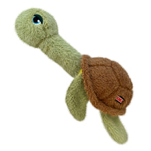 Load image into Gallery viewer, Plush turtle toy with a brown shell on a white background
