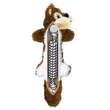 Load image into Gallery viewer, Plush dog toy with a snake design on a white background
