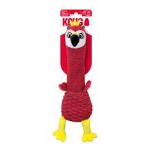 Load image into Gallery viewer, Kong Bird toy dog chew in red and yellow, shown in its original retail packaging against a white background.
