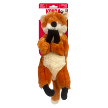 Load image into Gallery viewer, Plush fox toy with black nose and paws on a white background
