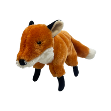 Load image into Gallery viewer, Plush fox toy on a white background
