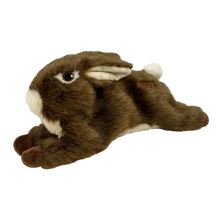 Load image into Gallery viewer, Brown plush bunny toy on a white background
