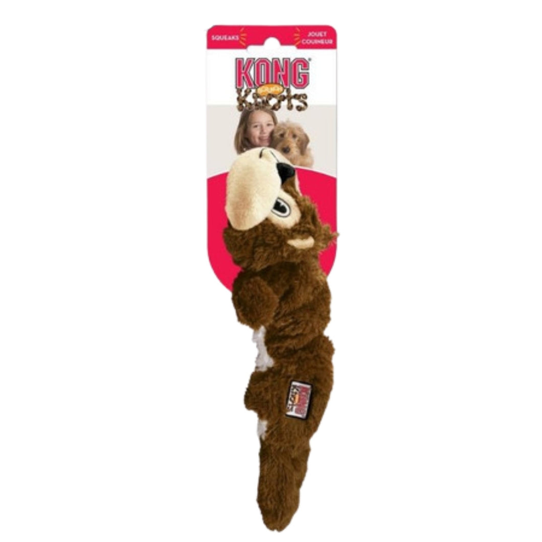 KONG Cozie dog toy with packaging on a white background