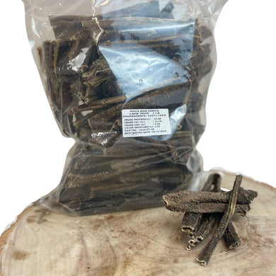 A packaged product of Nova Lamb Tripe, with individual pieces of the tripe visible in front of the package.