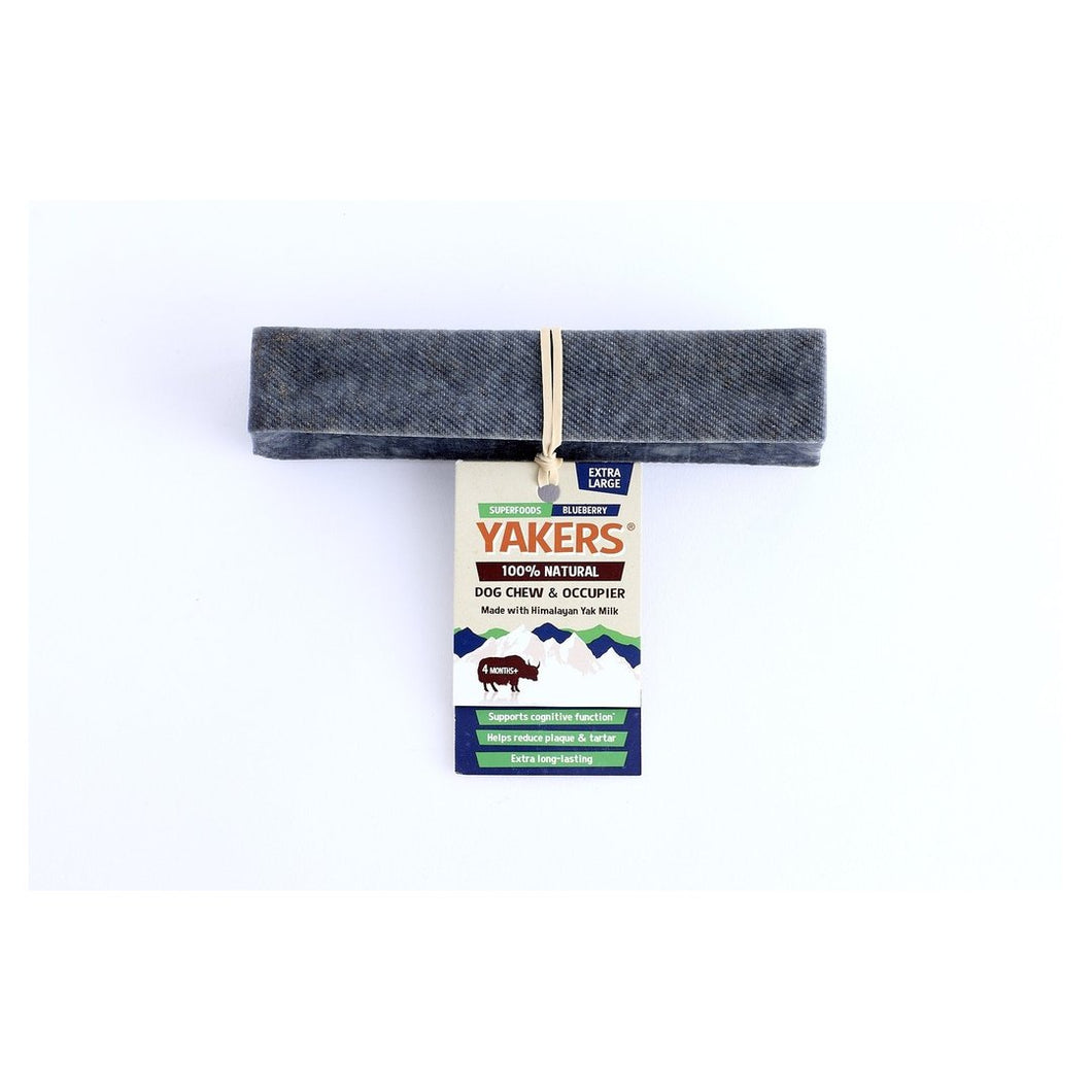 Yakers Dog Chew Blueberry XL