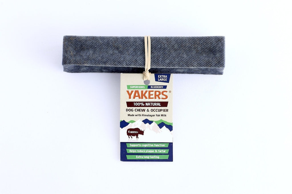 Yakers Dog Chew Blueberry XL