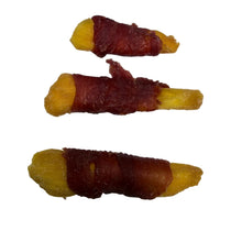 Load image into Gallery viewer, Three yellow-orange Mango Wrapped in Duck
