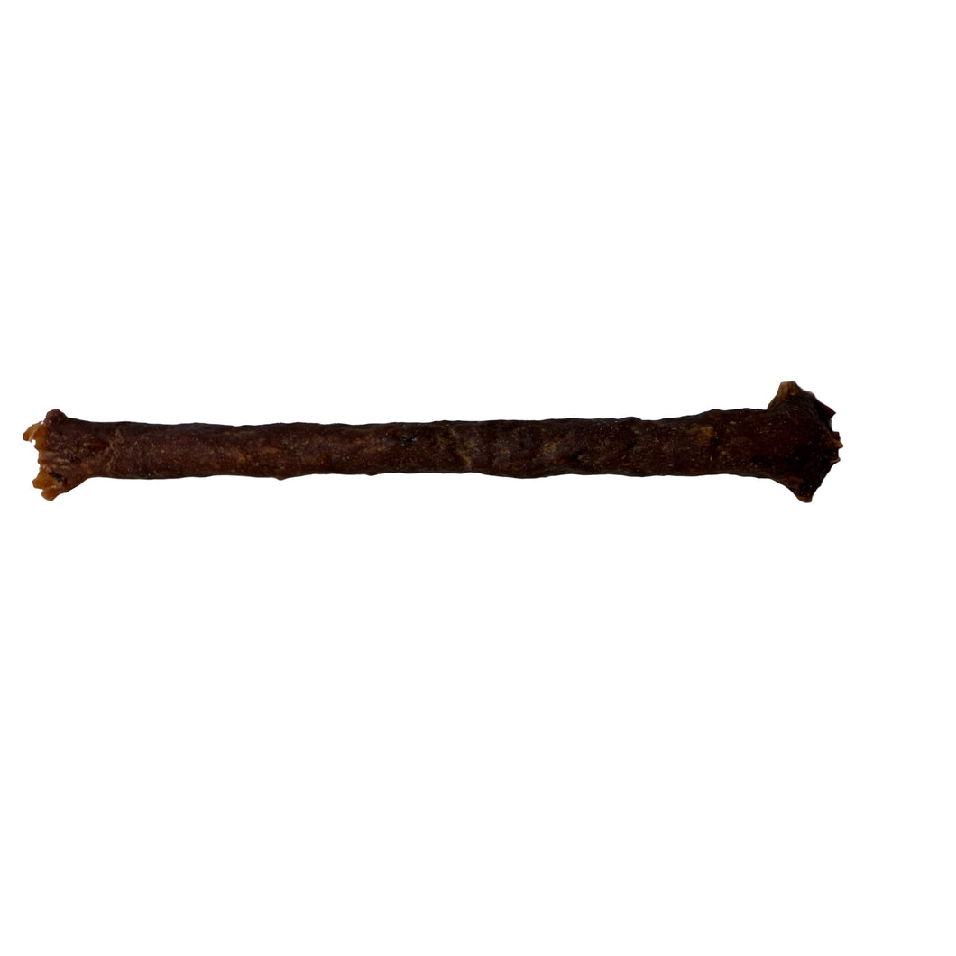 Brown Muscle Meat Stick Venison on a white background