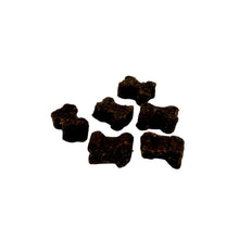 Load image into Gallery viewer, Small pile of dark brown dog treats on a white background
