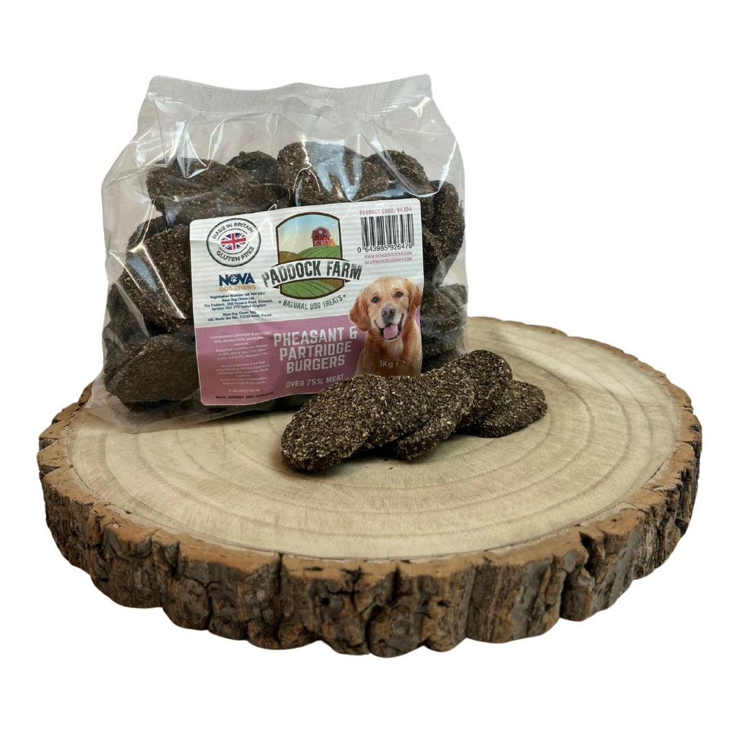 Nova Pheasant & Partridge Burgers 1kg