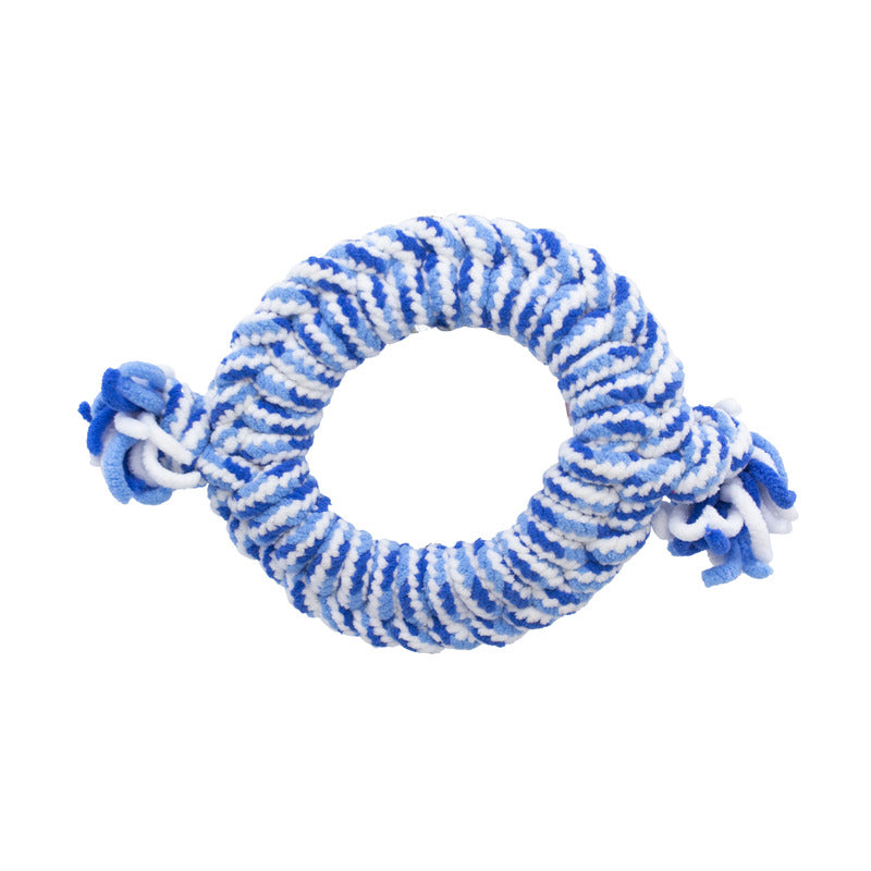KONG Puppy Rope Ring Blue