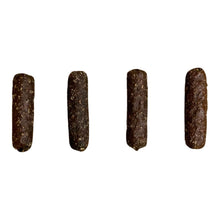 Load image into Gallery viewer, Four dark brown cylindrical objects on a white background
