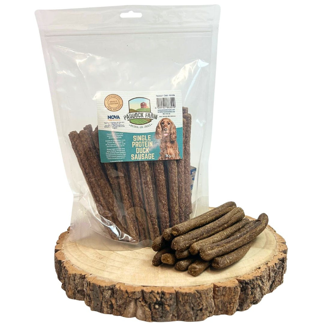Nova Single Protein Duck Sausages Sticks 1kg