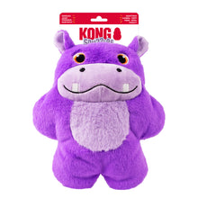 Load image into Gallery viewer, Purple hippo-shaped KONG toy with a red label on a white background
