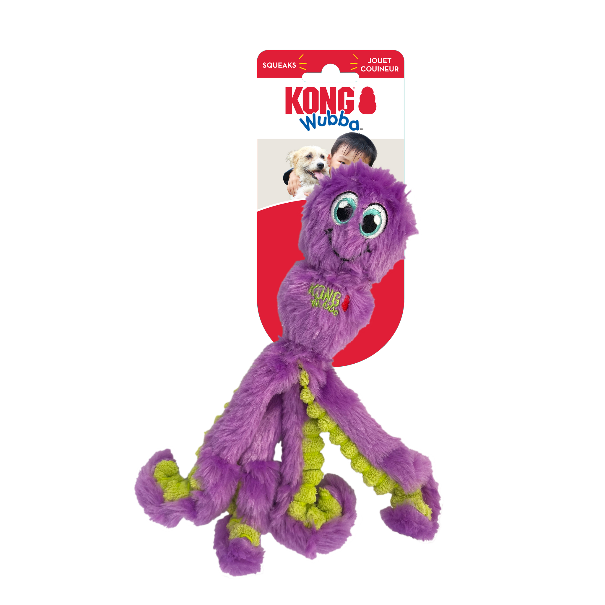 KONG Wubba Octopus Assorted Small Chow Paws Dog Treats