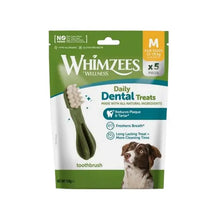 Load image into Gallery viewer, Whimzees Trial Pack Toothbrush Medium 5 Pieces
