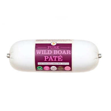 Packaging of JR Pure Wild Boar Pate which is a dog treat product