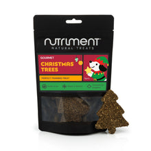 Load image into Gallery viewer, Nutriment Gourmet Christmas Trees dog treat package on a white background
