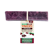 Load image into Gallery viewer, Yakers dog chew with packaging on a white background
