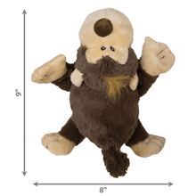 Load image into Gallery viewer, kong-cozie-natutrals-monkey-dog-toy-dimensions
