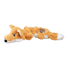 Load image into Gallery viewer, kong-scrunch-knots-fox-orange-dog-toy
