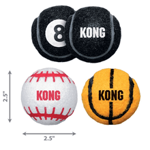Load image into Gallery viewer, medium-kong-sport-dog-balls-dimensions
