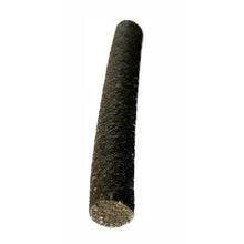 Load image into Gallery viewer, Black cylindrical object with textured surface on a white background
