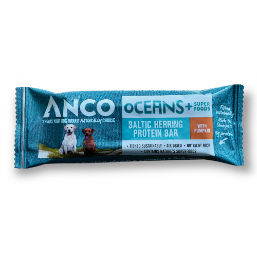 Anco Oceans Plus Protein Bar Herring with Pumpkin 25g