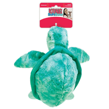 Load image into Gallery viewer, green-kong-softseas-turtle-dog-toy-packaging
