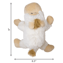 Load image into Gallery viewer, kong-cozie-natutrals-sheep-dog-toy-dimensions
