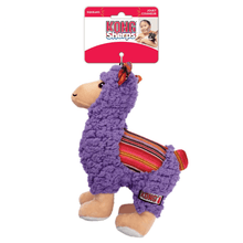 Load image into Gallery viewer, kong-purple-sherps-lama-dog-toy-packaging
