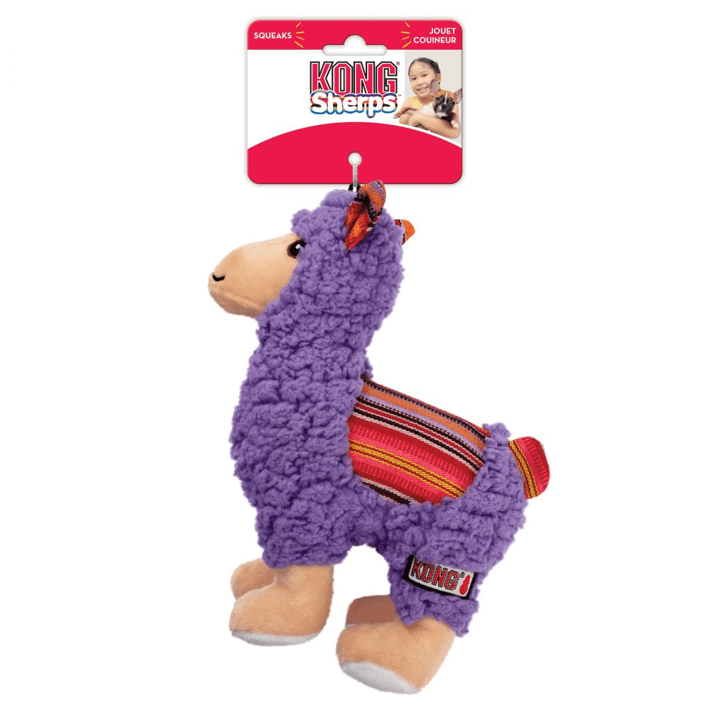 kong-purple-sherps-lama-dog-toy-packaging