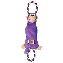 Load image into Gallery viewer, kong-tugger-knots-monkey-purple-dog-toy
