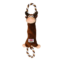 Load image into Gallery viewer, kong-tugger-knots-moose-brown-dog-toy
