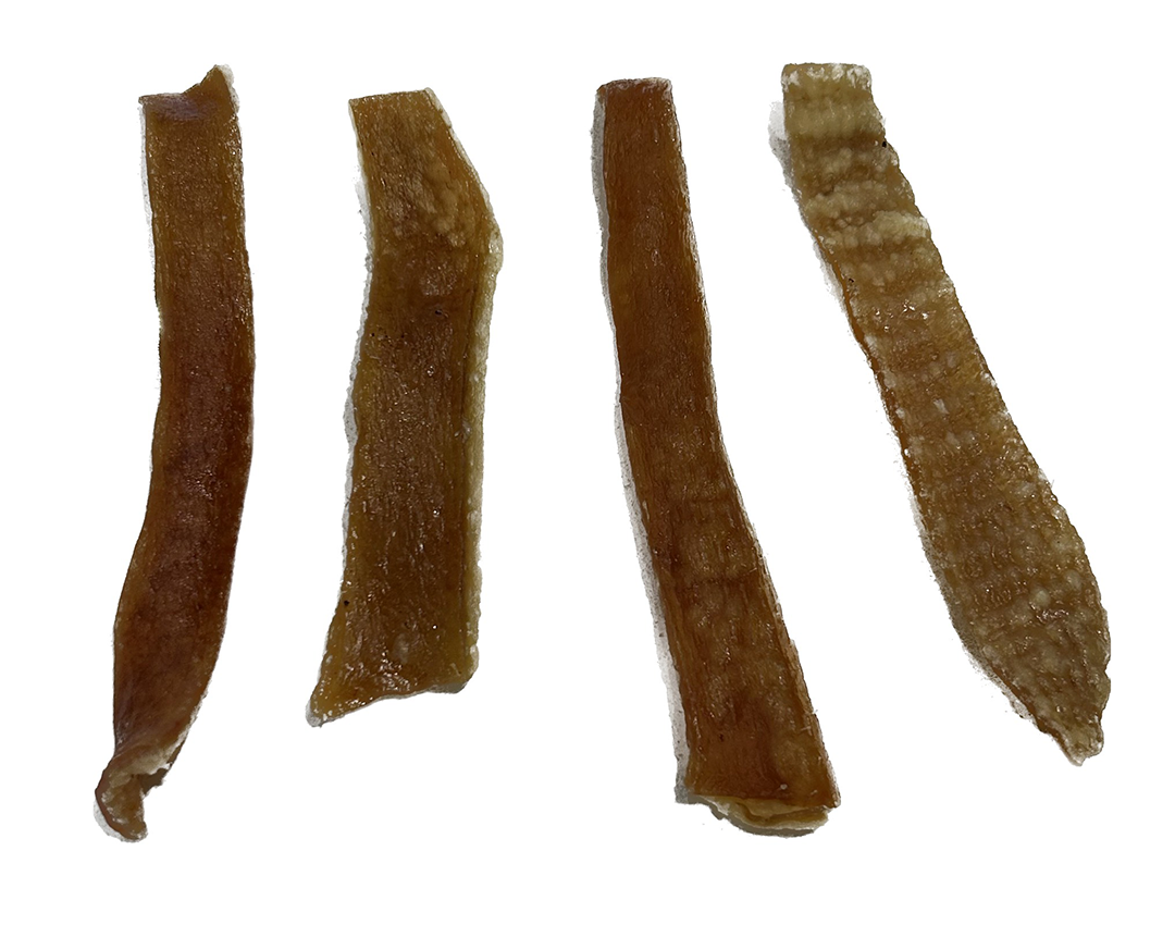 Pork Rind Bar Strips 100g Chow Paws Dog Treats